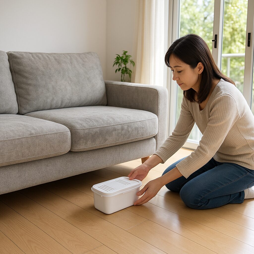 布製ソファでカビを予防する換気と除湿の工夫