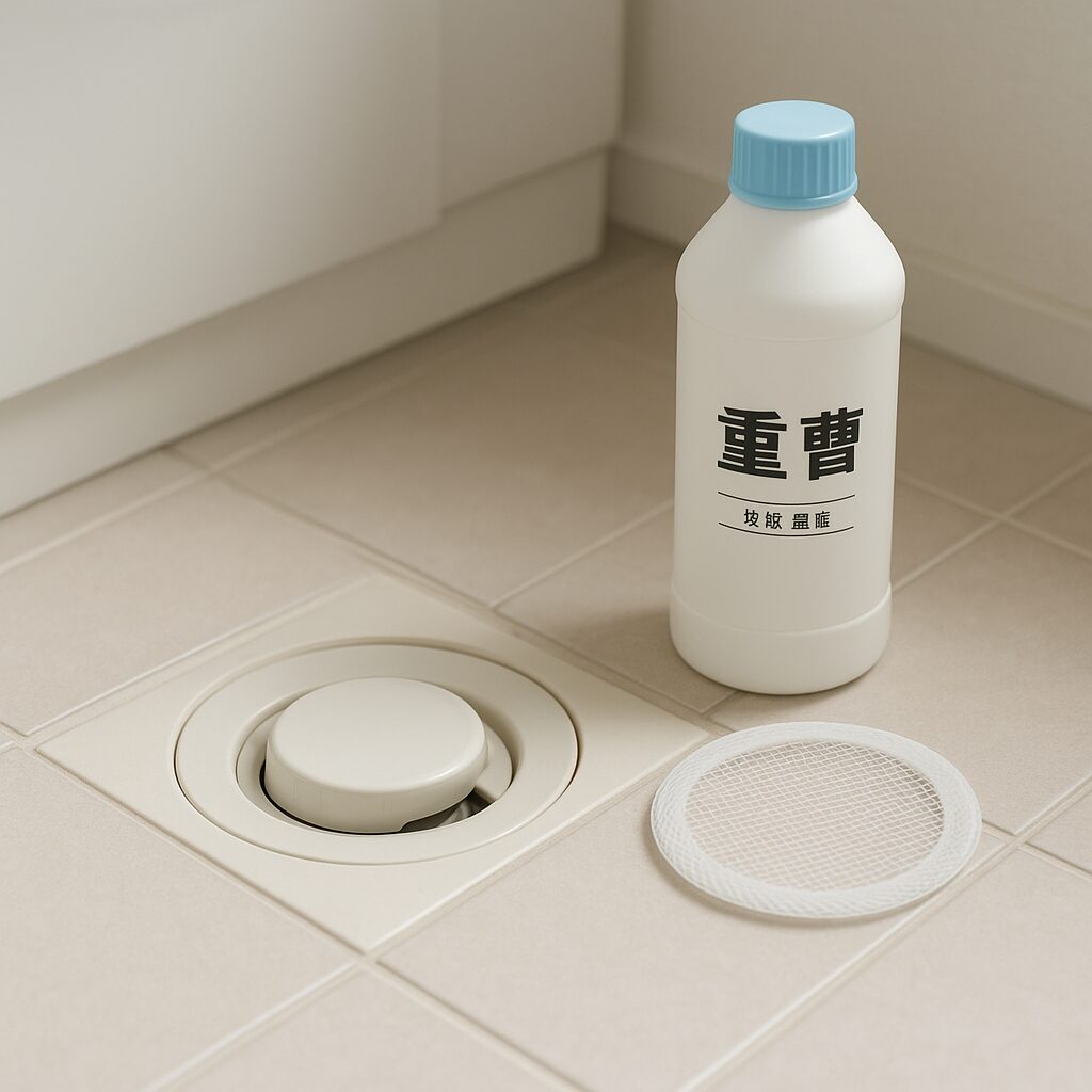 排水口からの虫の侵入を防ぐためのフタやグッズ