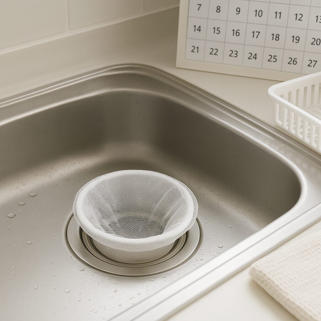 きれいな排水口とぬめり予防のための毎日のひと手間