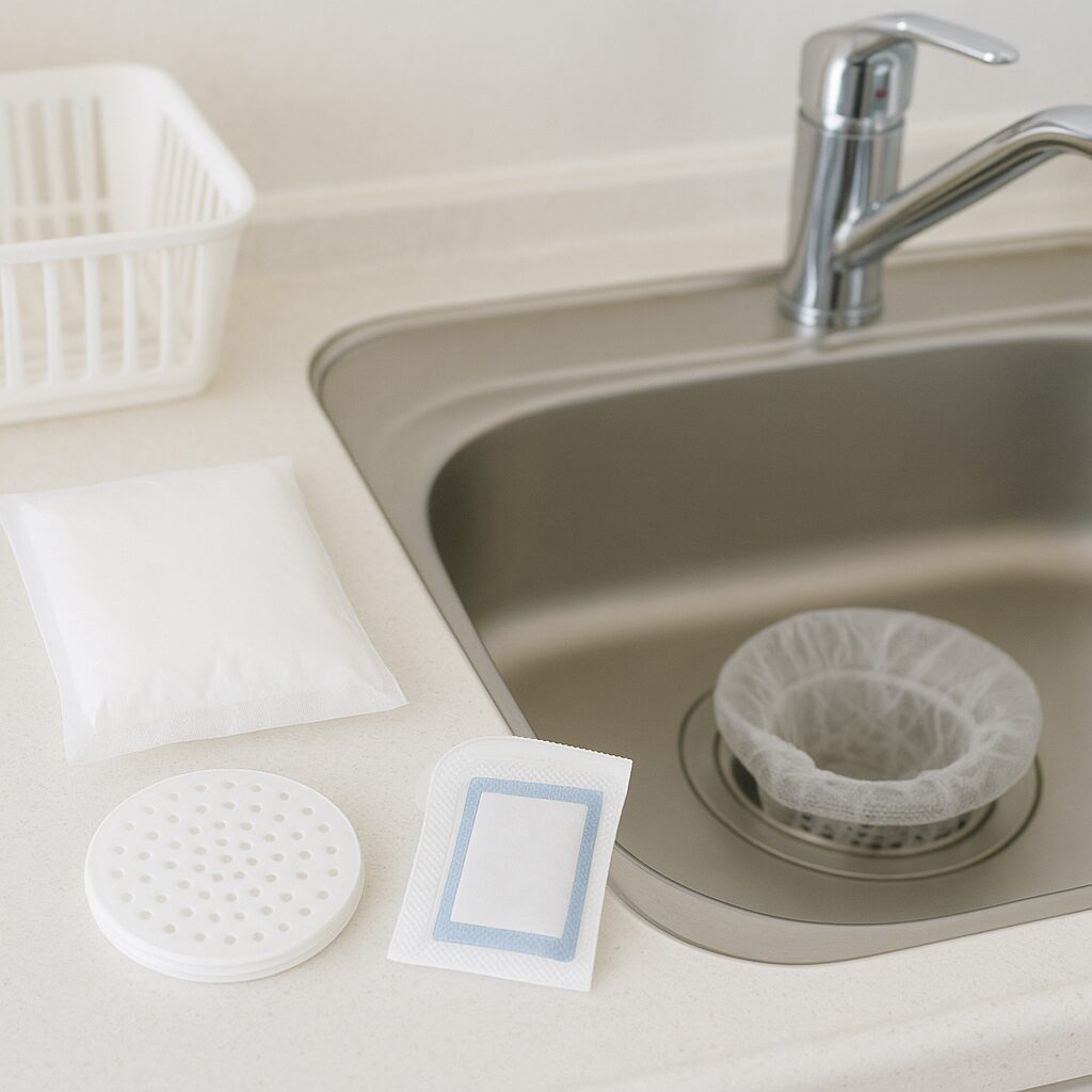 キッチン排水口つまりを予防するためのアイテム