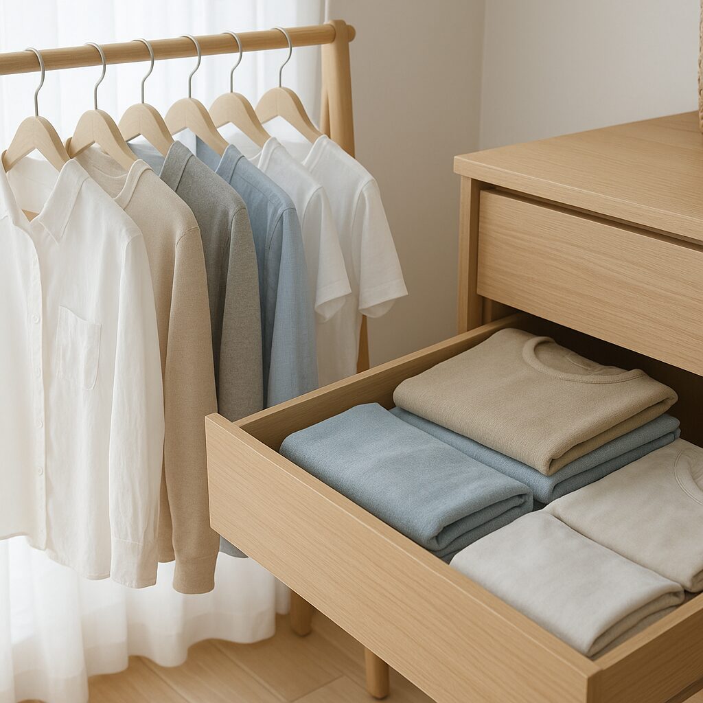衣類のシワを予防するための収納の工夫
