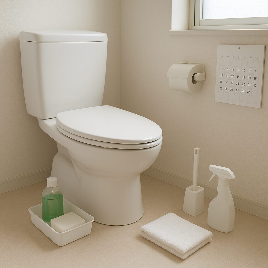 トイレ黄ばみを予防するための習慣づくりのイメージ